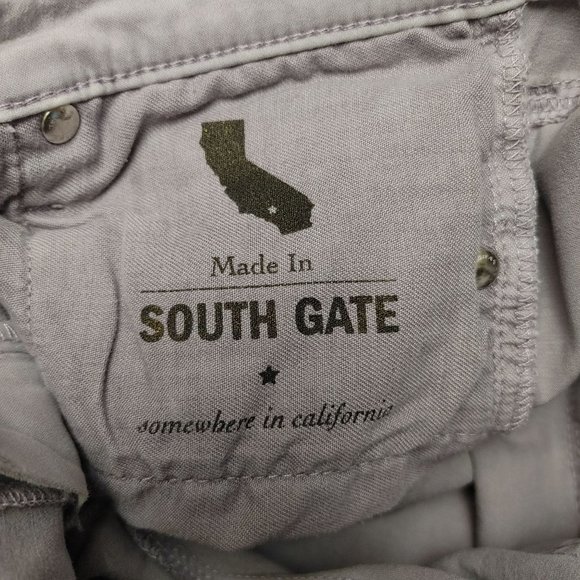 Adriano Goldschmied Womens White/Gray "The Stevie Ankle" Slim Straight Jeans 28 - Picture 5 of 6